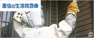 害虫の生活救急車
